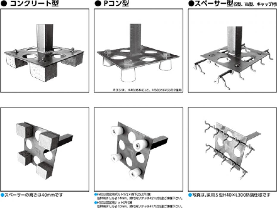 梁用S型スペーサーキャップ付 | 製品サイト|株式会社京都スペーサー