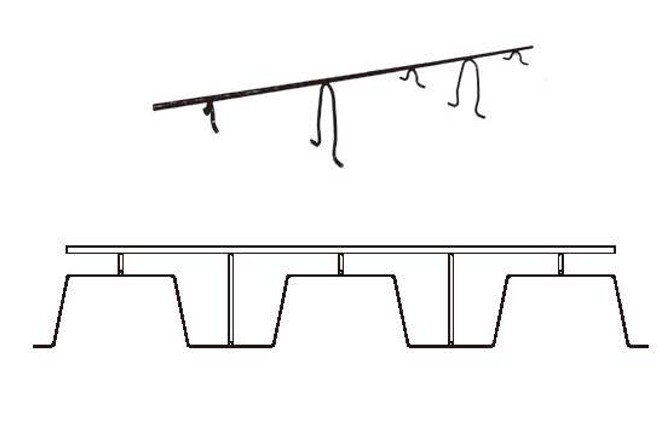 デッキ用段違いスペーサー